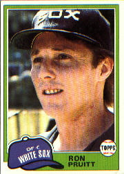 1981 Topps Baseball Cards      442     Ron Pruitt